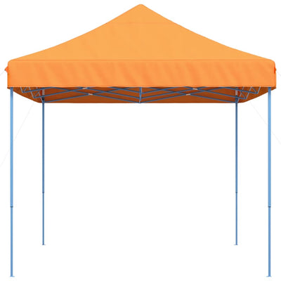 Taitettava pop-up juhlateltta oranssi 410x279x315 cm