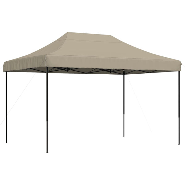 Taupe taitettava pop-up juhlateltta Marguerita 410x279x315cm