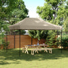 Taupe taitettava pop-up juhlateltta Marguerita 410x279x315cm