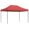 Viininpunainen taitettava pop-up juhlateltta Marguerita 410x279x315cm