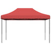 Viininpunainen taitettava pop-up juhlateltta Marguerita 410x279x315cm