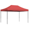 Viininpunainen taitettava pop-up juhlateltta Marguerita 410x279x315cm