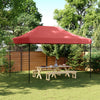 Viininpunainen taitettava pop-up juhlateltta Marguerita 410x279x315cm