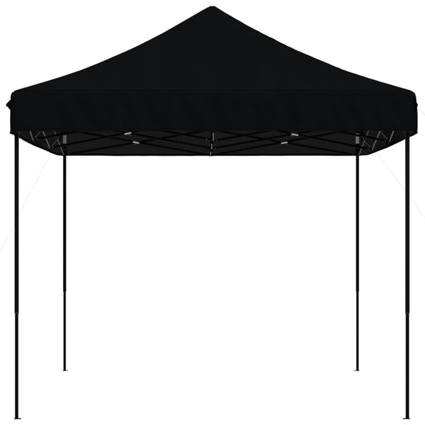 Musta taitettava pop-up juhlateltta Marguerita 410x279x315cm