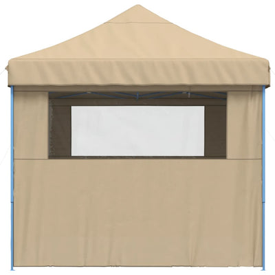 Taitettava pop-up juhlateltta 4 sivuseinällä beige