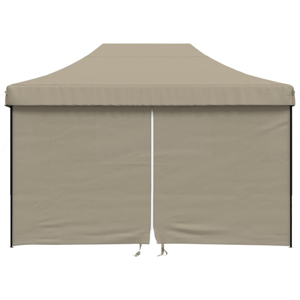 Taupe taitettava pop-up juhlateltta Marguerita (4 sivuseinällä)