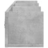 Betoninharmaa seinäkaapit Huidan 75x18x16,5cm (2 kpl, puinen)