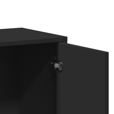 Senkki musta 60x31x70 cm tekninen puu