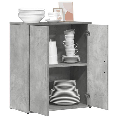 Senkki betoninharmaa 60x31x70 cm tekninen puu