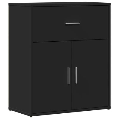 Senkki musta 60x31x70 cm tekninen puu