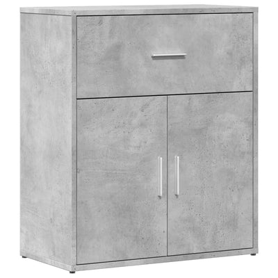 Senkki betoninharmaa 60x31x70 cm tekninen puu
