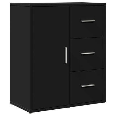 Senkki musta 60x31x70 cm tekninen puu