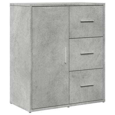 Senkki betoninharmaa 60x31x70 cm tekninen puu