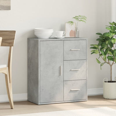 Senkki betoninharmaa 60x31x70 cm tekninen puu