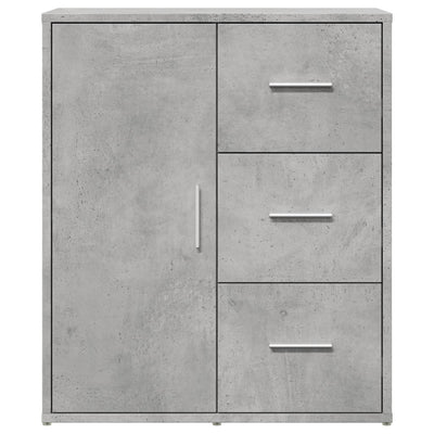 Senkki betoninharmaa 60x31x70 cm tekninen puu