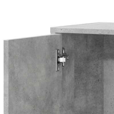 Senkki betoninharmaa 60x31x70 cm tekninen puu