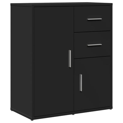 Senkki musta 60x31x70 cm tekninen puu