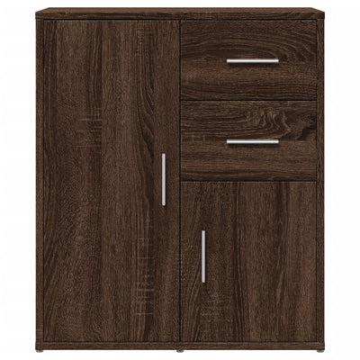 Senkki ruskea tammi 60x31x70 cm tekninen puu
