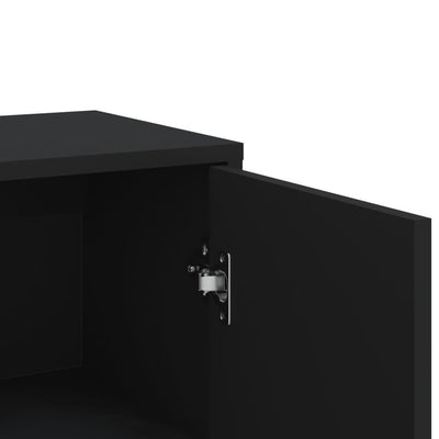 Senkki musta 60x31x84 cm tekninen puu