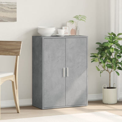 Senkki betoninharmaa 60x31x84 cm tekninen puu