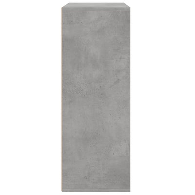 Senkki betoninharmaa 60x31x84 cm tekninen puu