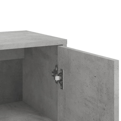 Senkki betoninharmaa 60x31x84 cm tekninen puu