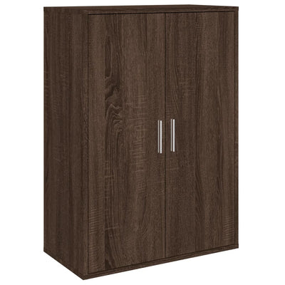 Senkki ruskea tammi 60x31x84 cm tekninen puu