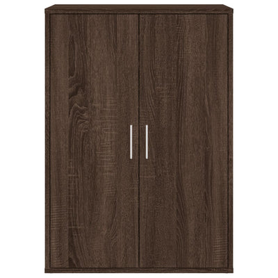Senkki ruskea tammi 60x31x84 cm tekninen puu