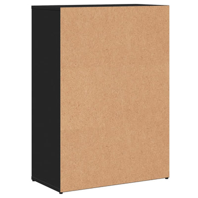 Senkki musta 60x30x84 cm tekninen puu