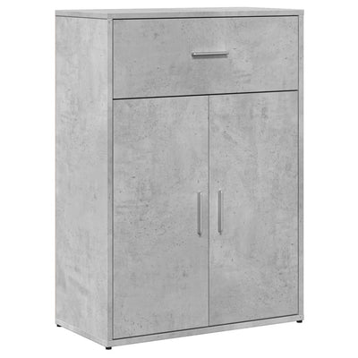 Senkki betoninharmaa 60x30x84 cm tekninen puu