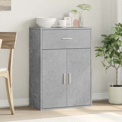 Senkki betoninharmaa 60x30x84 cm tekninen puu