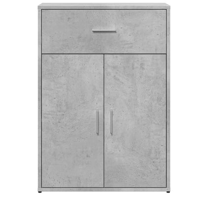 Senkki betoninharmaa 60x30x84 cm tekninen puu