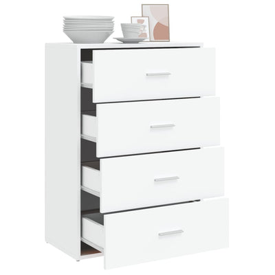 Senkki valkoinen 60x31x84 cm tekninen puu