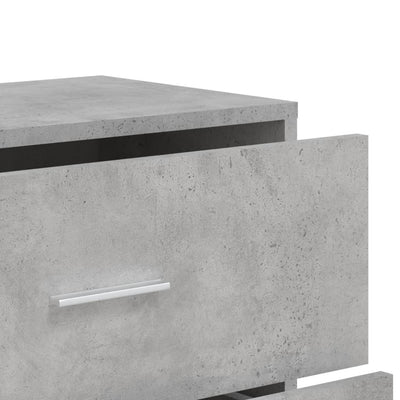 Senkki betoninharmaa 60x31x84 cm tekninen puu