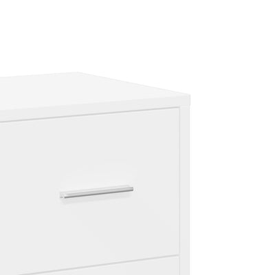 Valkoinen senkki Bodruga 60x31x84cm (puinen)