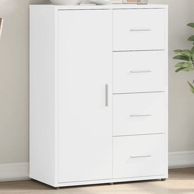 Valkoinen senkki Bodruga 60x31x84cm (puinen)