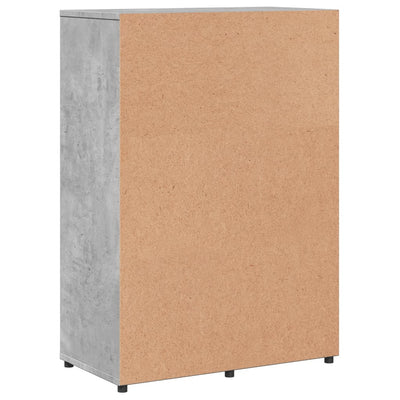 Senkki betoninharmaa 60x31x84 cm tekninen puu