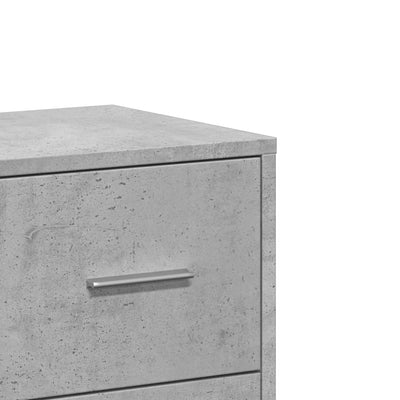 Senkki betoninharmaa 60x31x84 cm tekninen puu