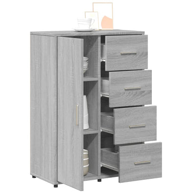 Senkki harmaa Sonoma 60x31x84 cm tekninen puu