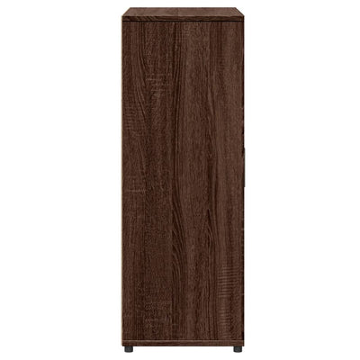 Senkki ruskea tammi 60x31x84 cm tekninen puu