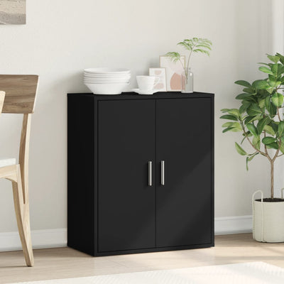 Senkki musta 79x38x80 cm tekninen puu