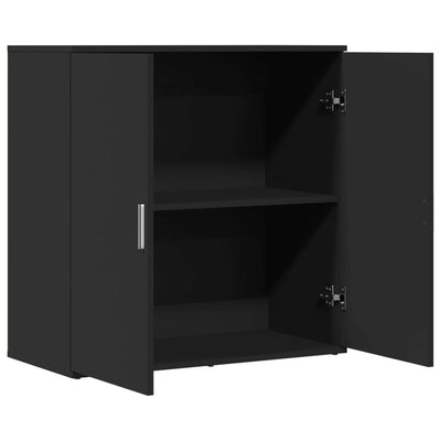 Senkki musta 79x38x80 cm tekninen puu