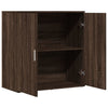 Senkki ruskea tammi 79x38x80 cm tekninen puu