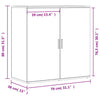 Senkki ruskea tammi 79x38x80 cm tekninen puu