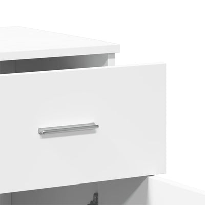 Valkoinen senkki Demean 79x38x80cm (puinen)