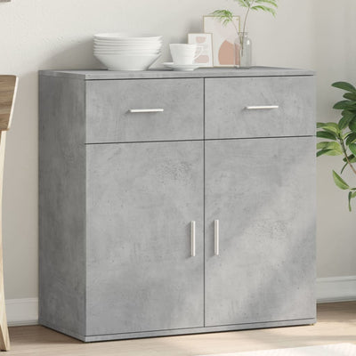 Senkki betoninharmaa 79x38x80 cm tekninen puu