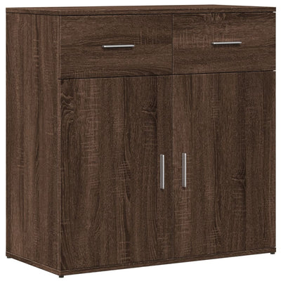Senkki ruskea tammi 79x38x80 cm tekninen puu