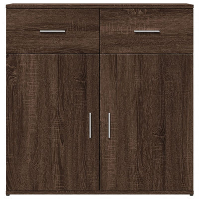 Senkki ruskea tammi 79x38x80 cm tekninen puu
