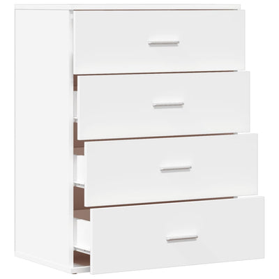 Valkoinen senkki Vicuta 60x39x80cm (puinen)