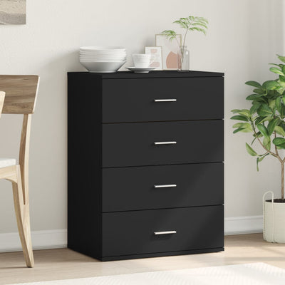 Senkki musta 60x39x80 cm tekninen puu